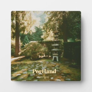 Japanse Tuin, Portland, Oregon Souvenir Fotoplaat