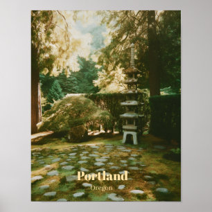 Japanse Tuin, Portland, Oregon Souvenir Poster