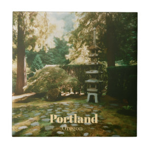 Japanse Tuin, Portland, Oregon Souvenir Tegeltje