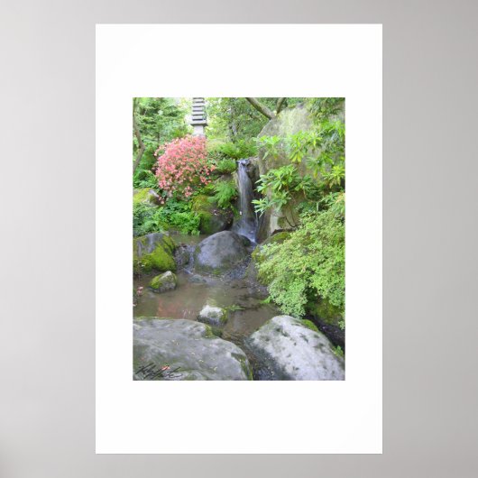 Japanse tuin poster (Voorkant)