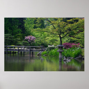 Japanse tuin poster