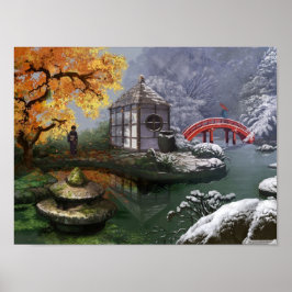 Japanse tuin poster