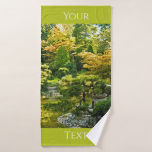 Japanse Tuin - Traditionele Esthetiek Badhanddoek