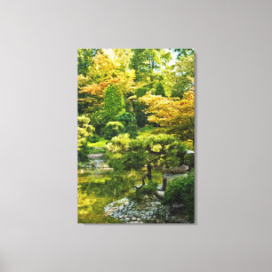 Japanse Tuin - Traditionele Esthetiek Canvas Afdruk