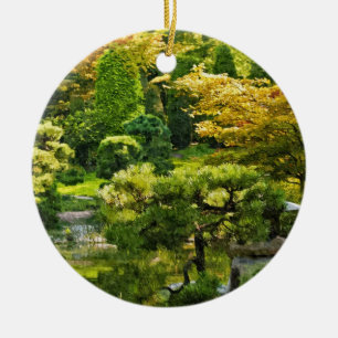 Japanse Tuin - Traditionele Esthetiek Keramisch Ornament