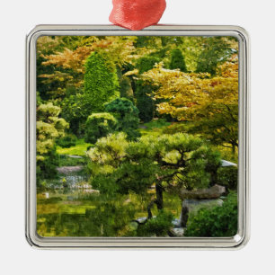 Japanse Tuin - Traditionele Esthetiek Metalen Ornament