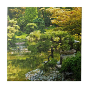 Japanse Tuin - Traditionele Esthetiek Tegeltje