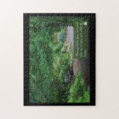 Japanse tuinbank legpuzzel (Verticaal)