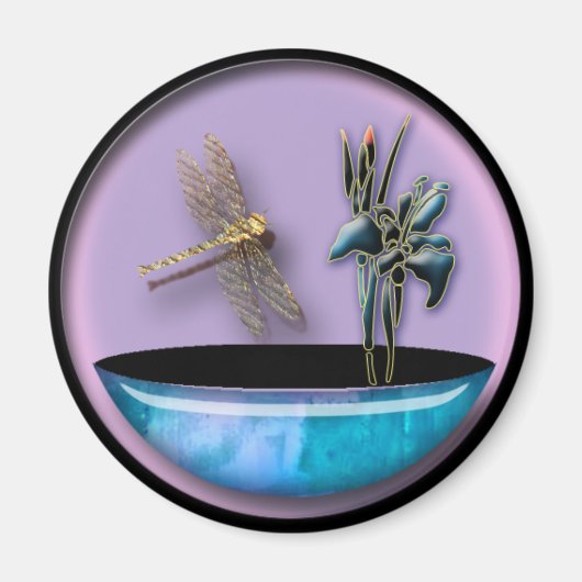 Japanse tuinmagneet magneet (Voorkant)