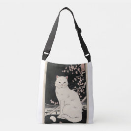 Japanse ukiyo e kat kunst crossbody tas