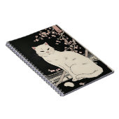 Japanse ukiyo e kat kunst notitieboek (Rechterzijde)