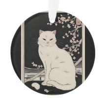 Japanse ukiyo e kat kunst