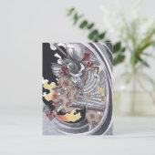 Japanse Ukiyo-e Yokai Ghost door Yoshitoshi Briefkaart (Staand voorkant)