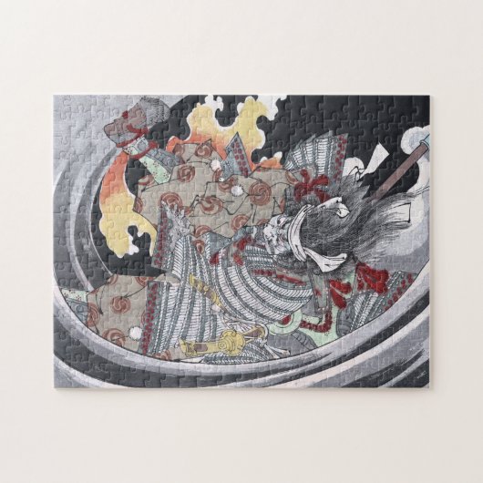 Japanse Ukiyo-e Yokai Ghost door Yoshitoshi Legpuzzel (Horizontaal)