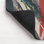 Japanse Ukiyo-e Yokai Ibaraki Demon van Yoshitoshi Muismat (Hoek)