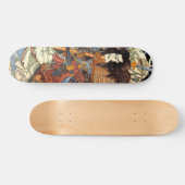 Japanse ukiyoe-kunst skateboard (Horizontaal)