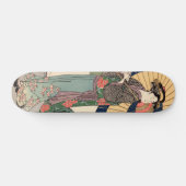 Japanse ukiyoe-kunst skateboard (Horizontaal)