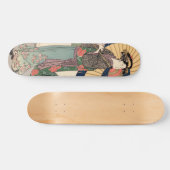 Japanse ukiyoe-kunst skateboard (Horizontaal)