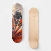 Japanse ukiyoe-kunst skateboard (Voorkant)