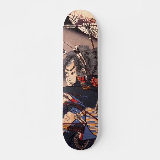 Japanse ukiyoe-kunst skateboard (Voorkant)
