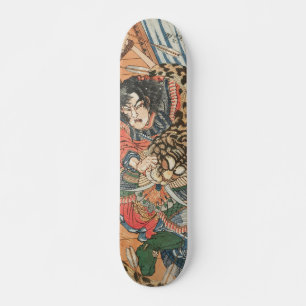 Japanse ukiyoe-kunst skateboard