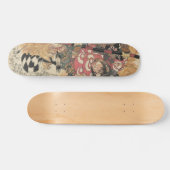 Japanse ukiyoe-kunst skateboard (Horizontaal)