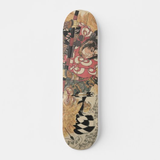 Japanse ukiyoe-kunst skateboard (Voorkant)