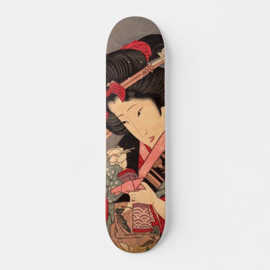 Japanse ukiyoe-kunst skateboard (Voorkant)