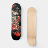 Japanse ukiyoe-skateboard skateboard (Voorkant)