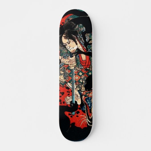 Japanse ukiyoe-skateboard skateboard (Voorkant)