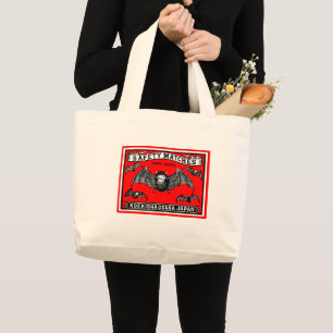 Japanse Veiligheid Wedstrijden Art Bats Grote Tote Bag