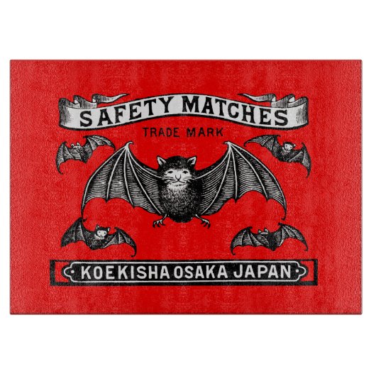 Japanse Veiligheid Wedstrijden Art Bats Snijplank (Voorkant)