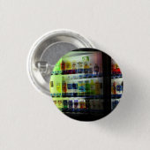Japanse verkoopautomaat ronde button 3,2 cm (Voorkant /achterkant)