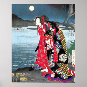 Japanse vintageprent poster