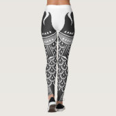 Japanse vis Koinobori gepatterd Leggings (Achterkant)