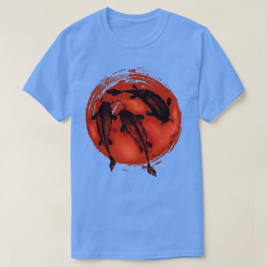japanse vis t-shirt (Design voorkant)