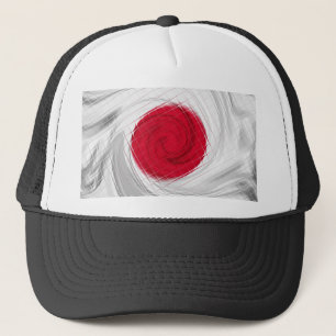 Japanse vlag Artwork Trucker Pet