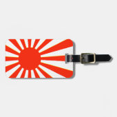 Japanse vlag bagagelabel (Voorkant horizontaal)