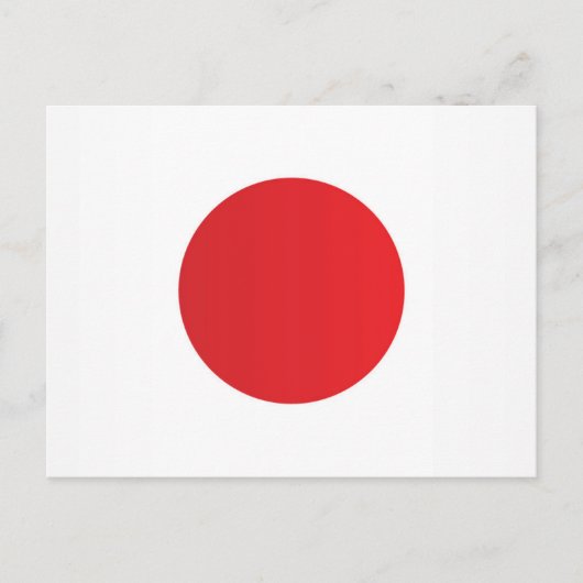 Japanse vlag briefkaart (Voorkant)