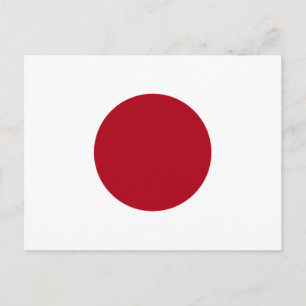 Japanse vlag briefkaart