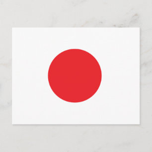 Japanse vlag briefkaart