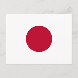 Japanse vlag briefkaart