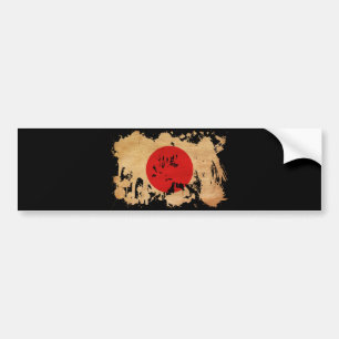 Japanse vlag bumpersticker