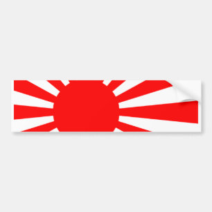Japanse vlag bumpersticker