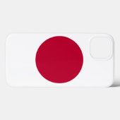 Japanse vlag Case-Mate iPhone case (Achterkant (horizontaal))