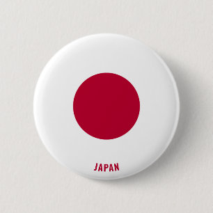 Japanse vlag Charmante Patriottische Button