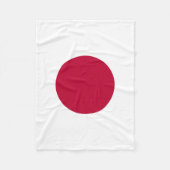 Japanse vlag fleece deken (Voorkant)
