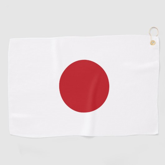 Japanse vlag golfhanddoek (Horizontaal)