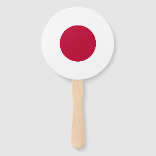 Japanse vlag handwaaier
