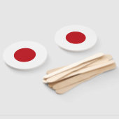 Japanse vlag handwaaier (Niet-gemonteerd)